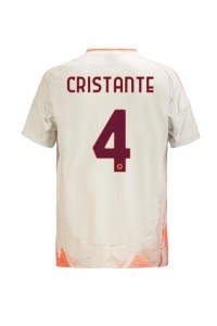 Fotbalové Dres AS Roma Bryan Cristante #4 Venkovní Oblečení 2024-25 Krátký Rukáv